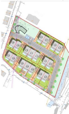 Terreno de 9800m2 para construção na Abrunheira, Sintra. Projeto aprovado para construção de 18 moradias T4 com áreas compreendidas entre 270 e 360 m2 com jardim, piscina e 3 lugares de parqueamento. A tipografia do terreno é predominantemente plana ...