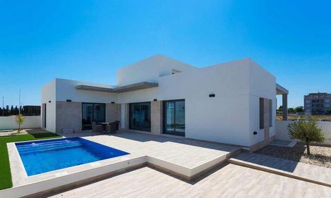 Mediterranean design villa close to everything villa with 3 bedrooms with fitted wardrobes and 2 bathrooms and with 18 m2 of terrace. The dining room offers direct access to the private pool and outdoor spaces. Close to all services, these villas are...