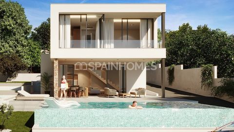 Luxueuses Villas de 4 Chambres Avec Piscines sur des Terrains de 700 m² à Campoverde Alicante Les villas individuelles modernes sont situées à Pinar de Campoverde, un village situé sur une colline boisée, à 8 km à l'intérieur des terres avec vue sur ...