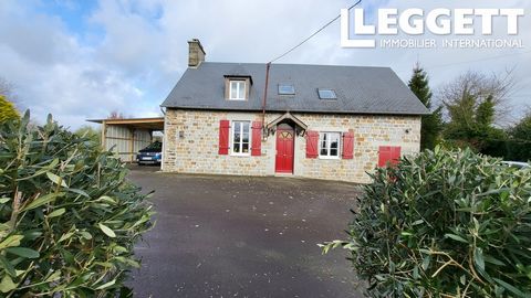 A34669RL50 - A roomy detached three bed stone cottage with outbuildings in over an acre of land. A rural location 6km from the town of Mortain with amenities. No close neighbours. A super family home. The coast is around an hour away. Airports and fe...