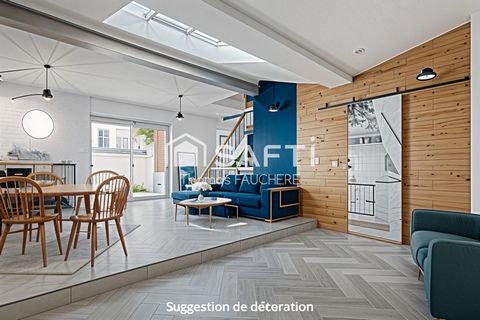 Maison rénovée : 3 ch. + bureau, Proche Le Raincy