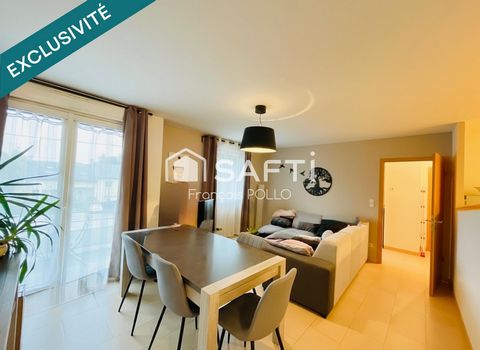 JARNY – Bel appartement 2 pièces de 57m² avec balcon et parking