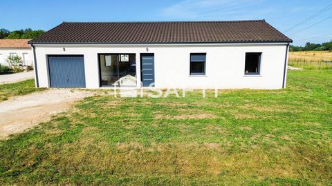 Lumineuse Maison au calme avec 3 chambres et un garage attenant - Terrain de 865 m²