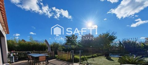 Maison plain pied de 120m² sur 986m² de terrain avec piscine