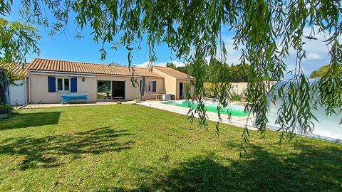Maison 4 chambres + bureau - garage - piscine