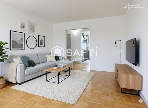 Appartement en rez-de-jardin, lumineux 76m2. Petit Balcon