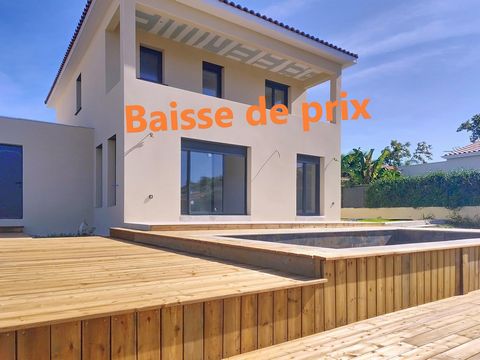 Splendide villa neuve 4?ch + piscine sur terrain 500?m² – Roujan (34)
