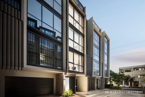 The epitome of city-edge living, this multi-level town residence in the acclaimed Habitus development intertwines contemporary luxury with a lifestyle of ease. Mere minutes from the CBD, South Melbourne Market and Port Melbourne beach, experience sop...