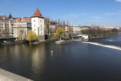 This unique, luxurious apartment is located on the ground floor in the historic centre of Prague on the banks of the Moldau river. There are 2 bedrooms here to accommodate 4 people, making it suitable for a family. The property is well-furnished and ...