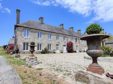 Antony Vesque Immobilier invites you to discover this majestic place, restored with passion, near AGON-COUTAINVILLE and the beaches. Classified as a Historic Monument, this Manor offers you a living space around its many lounges, including the famous...