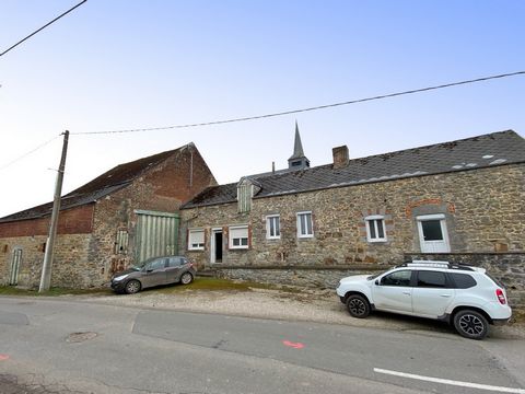 Tigre Immobilier (Agence de Jeumont ... Bastien Dusenne ... under present: FARMHOUSE in Stone and Brick with barn of 80 m2. Work to be planned. Surfaces: about 80 m2 on the ground floor and also upstairs. The Barn communicates with the house and prov...