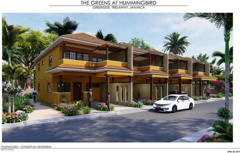 Welcome home to The Greens at Humming Bird Estate! This modern townhouse development is designed with families at the forefront. This exclusive gated development of 35 units is found just 2 mins drive from the North Coast Highway and offers a panoram...