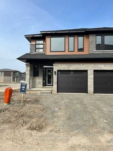 Brand New Townhome up for Rental in the fast developing neighbourhood of Brantford. Close to Banks, Plaza. Full of Sunlight. End and Corner Unit Townhome, Feels like Semi-Detached. Brand New Appliances. Includes Total 3 car park (one in the garage an...