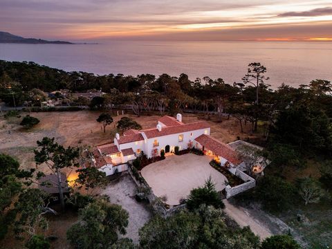 Welcome to the grandeur and elegance of Pebble Beach past. Originally built in 1924, and designed by renowned architect Clarence Tantau, this dramatic residence is celebrating its 100th birthday. With a recently completed extensive renovation the pro...