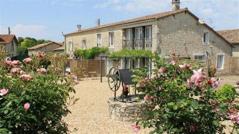Prime location for this stone 4-bed house, with 3 established independent gites, covered heated swimming pool, and various outbuildings to develop. Perfectly situated in the Charente countryside close to the market towns Villefagnan and Ruffec with a...