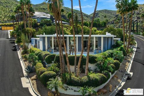 Located in the prestigious gated community of Southridge in Palm Springs, 2432 Southridge Drive is a stunning architectural gem designed by renowned architect Charles du Bois. This luxurious residence boasts 3 bedrooms, 3.5 bathrooms, and a spacious ...