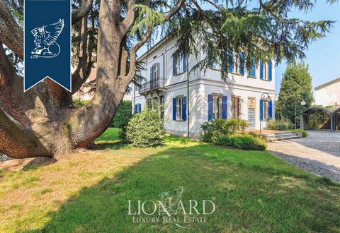Surrounded by the leafy province of Como, in a strategic position close to the lake, Milan and its international airport, this wonderful period villa in an Art-Nouveau style is for sale. This luxury property includes a lovely 1,500 sqm garden, with c...