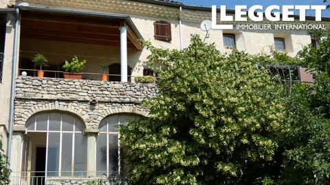 A21698DMG26 - On the banks of a river, in a village belonging to the Parc Naturel Régional des Baronnies provençales, spacious house of 165 m2, on three levels, with the possibility of two independent accommodations. Lovely south-east-facing terrace ...