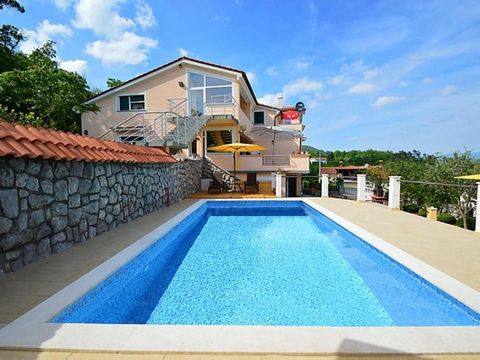 Luxury guest house above Opatija in Veprinac with open wonderful Adriatic sea views! It is located cca. 1300 meters from the sea and famous Promenade! Total area is 1000 sqm. Land plot is 1050 sqm. In fact it is a tourist villa with seven apartments,...