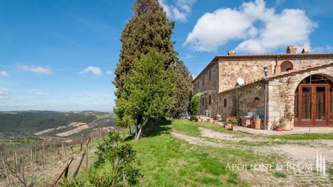Beautiful apartment in an ancient 18th-century farmhouse, which belonged to the Piccolomini family, located a few steps from the historic center of Castiglione d'Orcia. The apartment, of approximately 70 sq m/753 sq ft, is located on the first floor ...