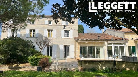 A27891FO16 - A rare find, this large and bright property designed by an architect but with a classic Charentaise exterior. It oozes charm and offers an enormous amount of space for the whole family. An indoor pool with lounge area and an outdoor tenn...
