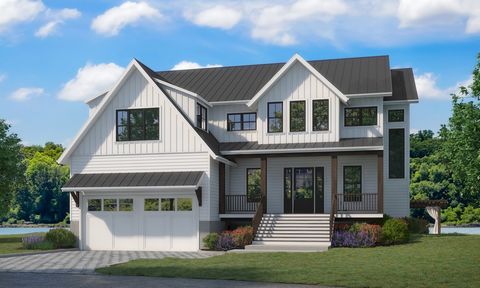 MOVE IN BY SPRING 2025! Breathtaking new construction on half an acre of land, accessed via a private road, offers the epitome of coastal living with mesmerizing tidal waterfront views. Located in the heart of Old Greenwich close to the village, trai...