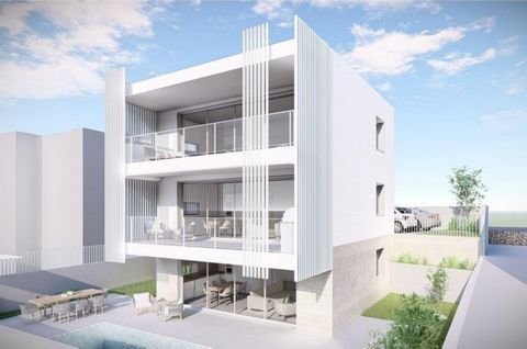 The island of Krk, town Krk, new apartment surface area 101,41 m2 for sale, on the first floor of an urban villa, in an attractive location, 250 m from the sea. The apartment consists of living room, kitchen, dining area, two bedrooms, bathroom, toil...