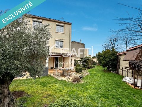 Located in the municipality of Carcassonne, just 5 minutes from the medieval city, and with all amenities within walking distance, you will appreciate the privileged location of this semi-detached house with a garage. Spread over three levels, you wi...