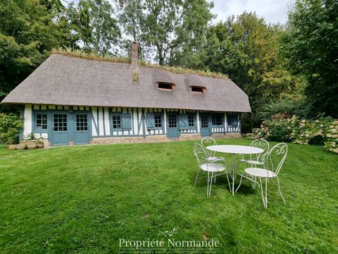 Located 15kms from Bernay and its train station from Paris-Saint-Lazare and 20 minutes from Cormeilles in a dead end out of sight, this thatched cottage of yesteryear is built on a flat garden of 1400m2 easy to maintain. On the ground floor you will ...