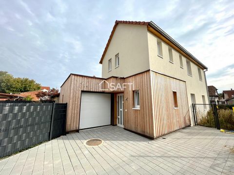 Maison neuve 92,47 m², 4 pièces, garage, jardin