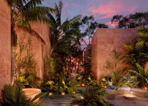 TULIX Tulum is an exclusive residential project that consists of 39 townhouses with 1 2 and 3 bedrooms in the Mayan District of Tulum considered the jewel of the Riviera Maya. This exclusive location is perfect for living having a second home or inve...