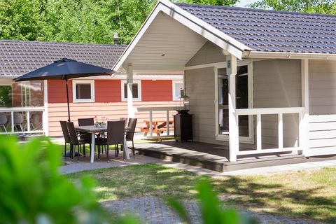 Este albergue en el agradable parque de vacaciones está amueblado de una manera completa y cómoda. Por ejemplo, hay conexión Wi-Fi gratuita, una bonita sala de estar y una cocina moderna con todos los servicios como lavavajillas. ¿Te gustaría disfrut...