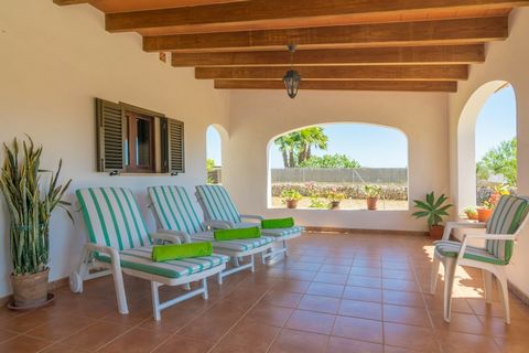 This wonderful villa is located only 1.8 km from the beach, but our guests hardly want to leave! Just imagine how great it is to spend your days swimming in the private 8 x 4 m chlorine pool with a depth of 0.9 to 2 m, sunbathing on the 7 sun lounger...