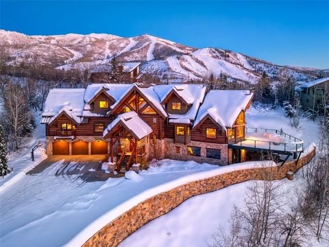 Welcome to The Clubhouse, an extraordinary mountain retreat located at 1910 Clubhouse Drive in Steamboat Springs. This stunning residence, offering 6,245 square feet of luxurious living space, sits on a 1.08-acre lot and presents sweeping, 360-degree...