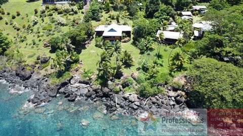 THIS IS WHAT YOU'VE BEEN WAITING FOR! Come discover the ultimate coastal retreat on 1 acre of freehold-titled OCEANFRONT property on Fiji's famous 