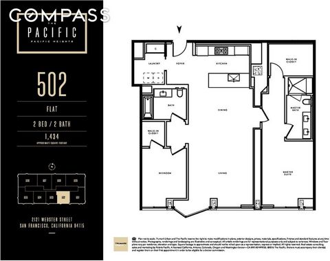 Basked in natural light, this sophisticated south-facing 2BR residence enjoys ever-changing images of the City from sunrise to sunset. Join the international community at The Pacific, the premier Pacific Heights full-service, ultra-luxury condominium...