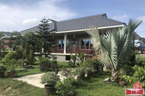 Large property near beach with 7 rai of land for only 20 mln THB (reduced from 25 mln THB) The property includes a spacious well designed modern house for sale. The home is quite large at 292 sqm and sits on 7 Rai of land. The property has a walled b...