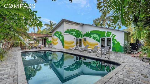 Designed with entertainment in mind, this unique 4-bedroom, 3-bath home with a private heated pool sits on a desirable corner lot. It features impact windows/doors, plantation shutters, upgraded electrical and insulation, and a whole-house generator ...