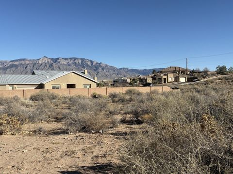 Beautiful corner lot with views in Rio Rancho Estates. Custom built homes are throughout this subdivision. Minutes away from Corrales, Bernalillo, and Albuquerque. No HOA or PID.