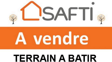 Terrain à bâtir, borné, non viabilisé.