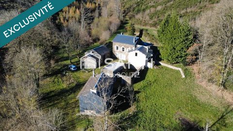 Maison avec dépendances sur terrain de 3,2 ha