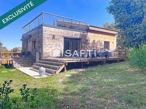 Maison d’architecte contemporaine en bois-élégance,confort et lumière sur 115m2 environs