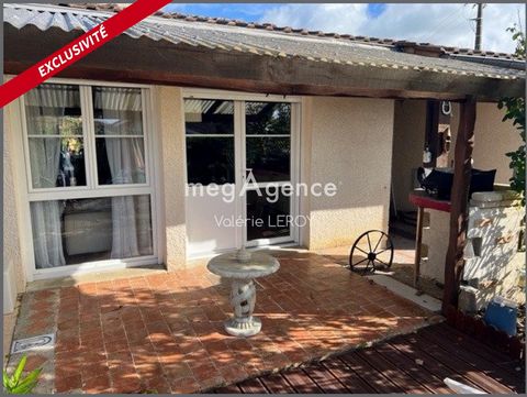 Charmante maison de plain-pied avec jardin arboré à Castets et Castillon