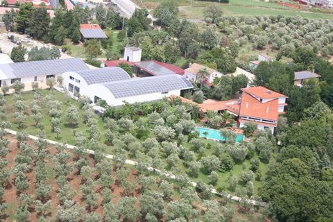 La ferme est le résultat du réaménagement d'un ancien village rural qui se développe sur une colline d'oliveraies. La ferme est entourée d'un joli jardin botanique avec une grande piscine, un minigolf, une aire de jeux pour les enfants, un sentier de...