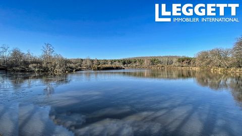 A09247 - This complex of lakes, with a 4/5 bedroom stone house to renovate and several outbuildings set on over 37 hectares is situated in a natural park area of 63 hectares and the surroundings are extremely peaceful and picturesque. This nature lov...