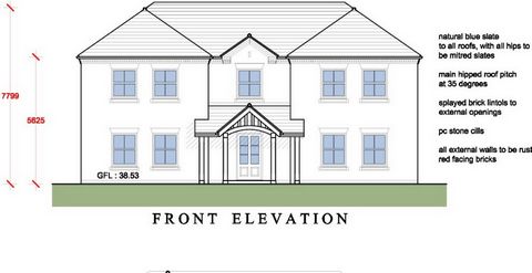A superb and rare residential development opportunity located on the edge of the well regarded village of Kinoulton. BUILDING PLOT Detailed planning consent was granted in October 2023 for the construction of an impressive five bedroom detached famil...