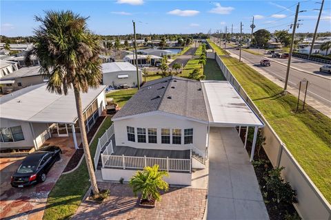Welcome to Unit 143 at 10100 Burnt Store Road, a gem in the heart of River Haven Mobile Home Park's vibrant 55 and over community. As you drive in, the serene ambiance unfolds with a picturesque pond and sitting area, setting the stage for a tranquil...