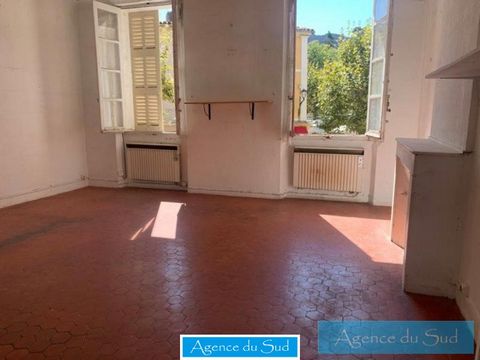 CASSIS - IN THE HEART OF THE CITY CENTER OF CASSIS ~Very bright apartment of about 40m2 on the 1st floor of an old historic townhouse of Cassis.~It consists of an independent kitchen, a bathroom with toilet, a large living room.~Air conditioning rece...