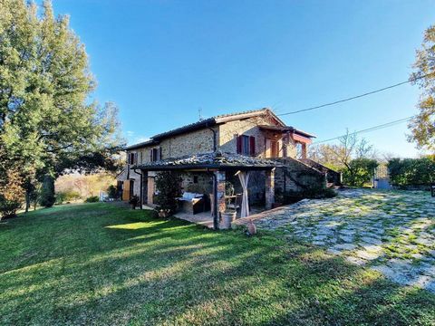 This completely renovated farmhouse is for sale in a village consisting of just a few houses near Bucine. The two-storey house has a spacious apartment on the first floor as well as a smaller residential unit and several cellar rooms on the first flo...