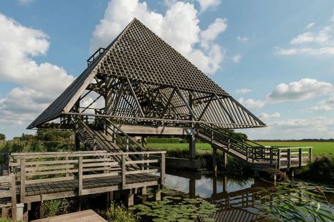 This holiday home is located in Sint Maartensbrug and has one bedroom which can accommodate 2 people. It is an ideal place for couples to spend their vacation. There is a terrace which offers a magnificent view of the countryside. The home is located...